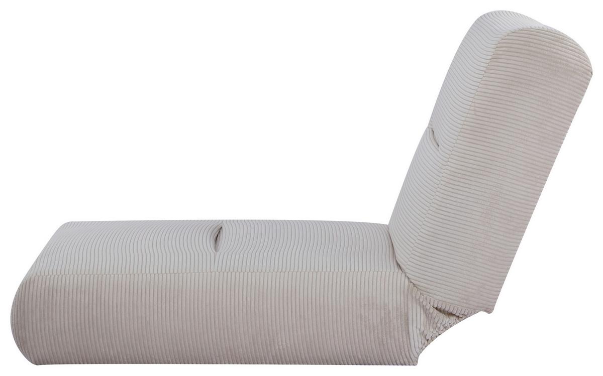Fotelj Luna, Bež, Funkcija Ležišča - bež, Design, tekstil (81/88/160cm) - Livetastic