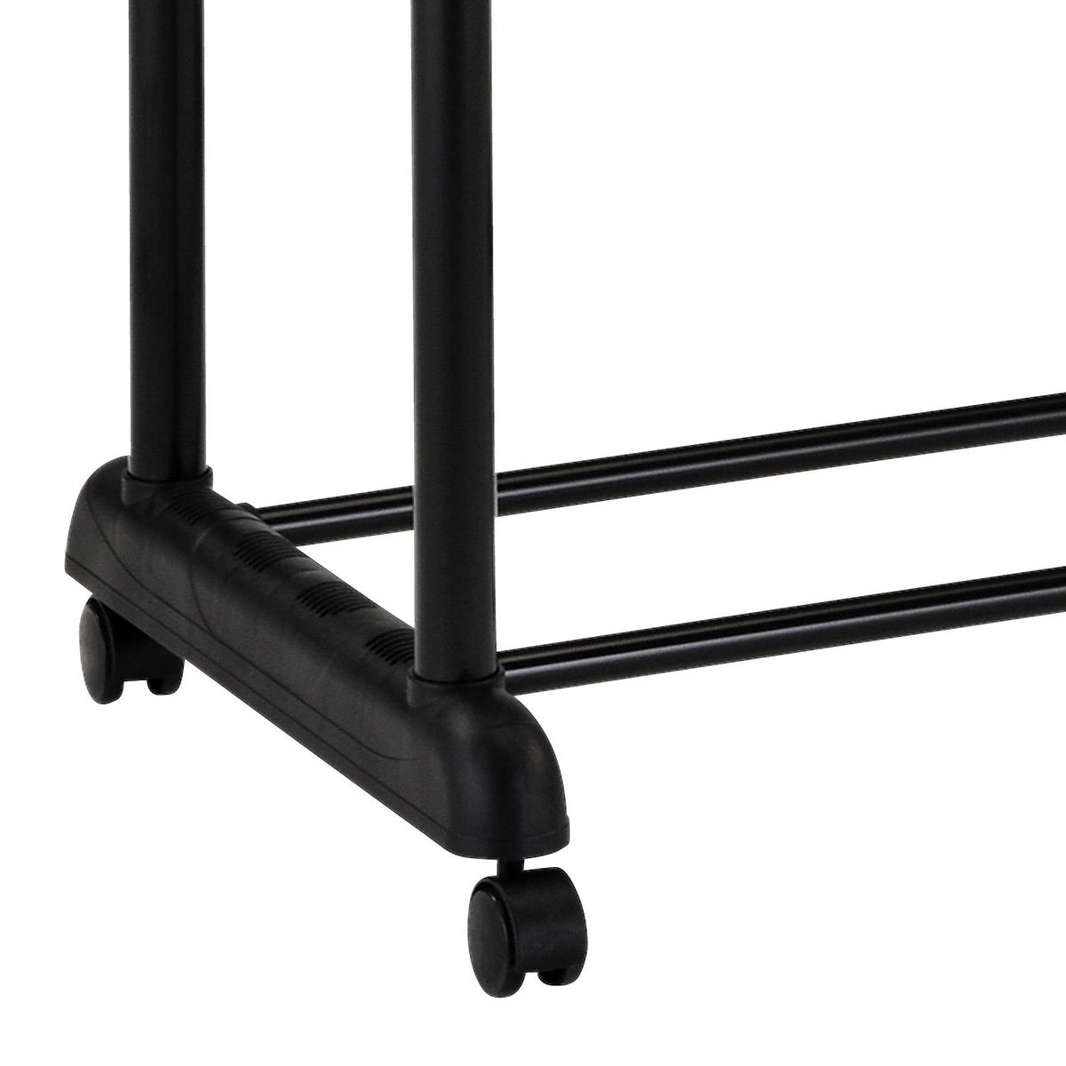 Mobilno Stojalo Za Oblačila James -Sb- - barve kroma/črna, Konvencionalno, kovina/umetna masa (84/94-168/44cm) - Mömax