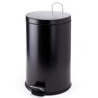 Treteimer 100268 - Schwarz, Basics, Kunststoff/Metall (29.2/43.7/29.2cm) - Spirella