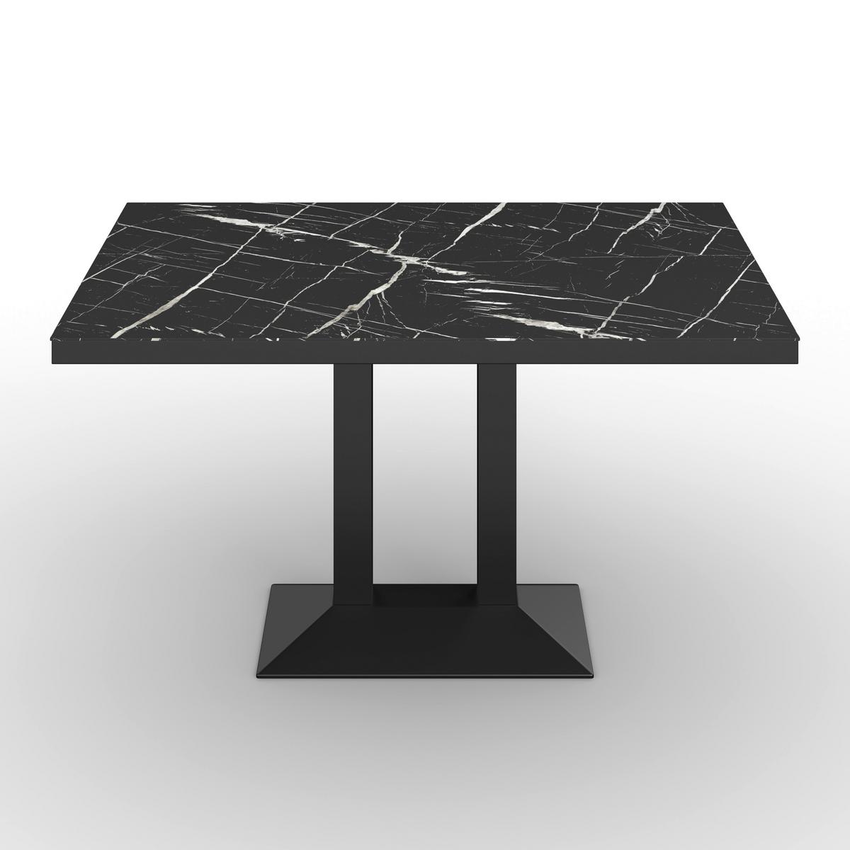 Dining-Loungeset Polly Schwarz Outdoorstoff/Metall - Hellgrau/Schwarz, MODERN, Kunststoff/Textil - Bessagi Garden