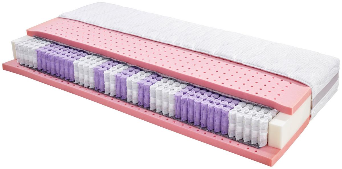 Ležišče Z Žepkastim Vzmetenjem Gelfeel Deluxe, 90x200 - bela, Konvencionalno, tekstil (90/200cm) - Primatex Deluxe