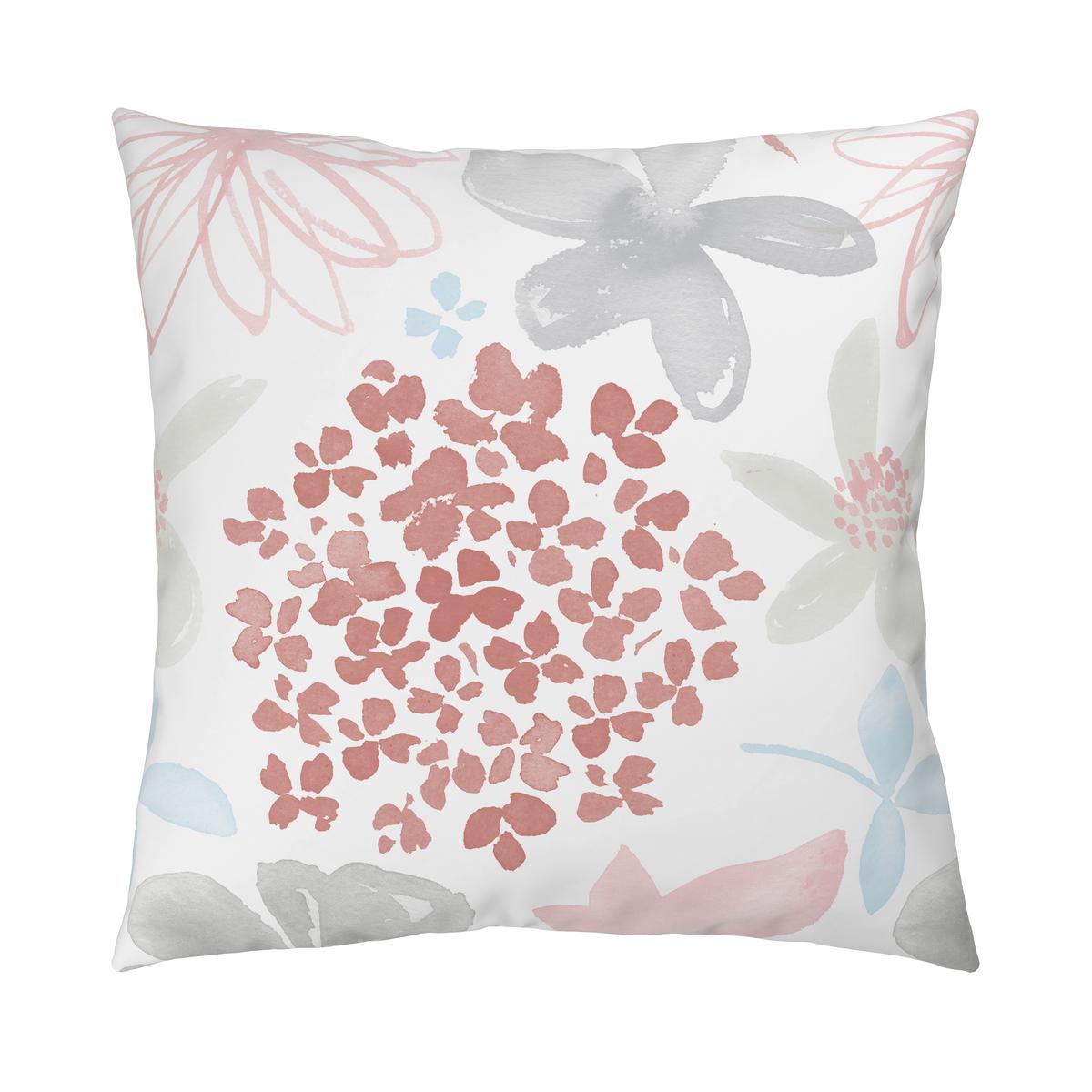 Bettwäsche Gundi Grau/Rosa/Weiß ca. 135x200cm - Rosa/Weiß, KONVENTIONELL, Textil (135/200cm) - Mömax