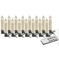 ŚWIECA CHOINKOWA LED-SET CHRISTINA - biały (1,5/10cm) - Mömax