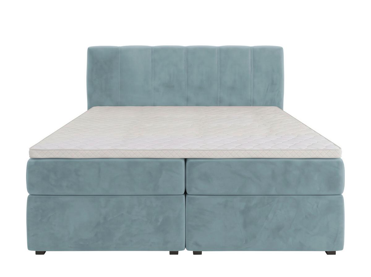 Boxbett Dana -Based- - Türkis/Schwarz, Kunststoff/Textil (140/200cm) - Based