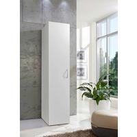 Večnamenska Omara Mrk, Bela - bela/barve aluminija, Konvencionalno, umetna masa/leseni material (45/185/40cm) - Mömax