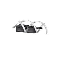 KINKIET LED 241810205 SEQUENCE - czarny/kolor aluminiowy, Design, metal (47/13,5/20,5cm) - Trio Leuchten