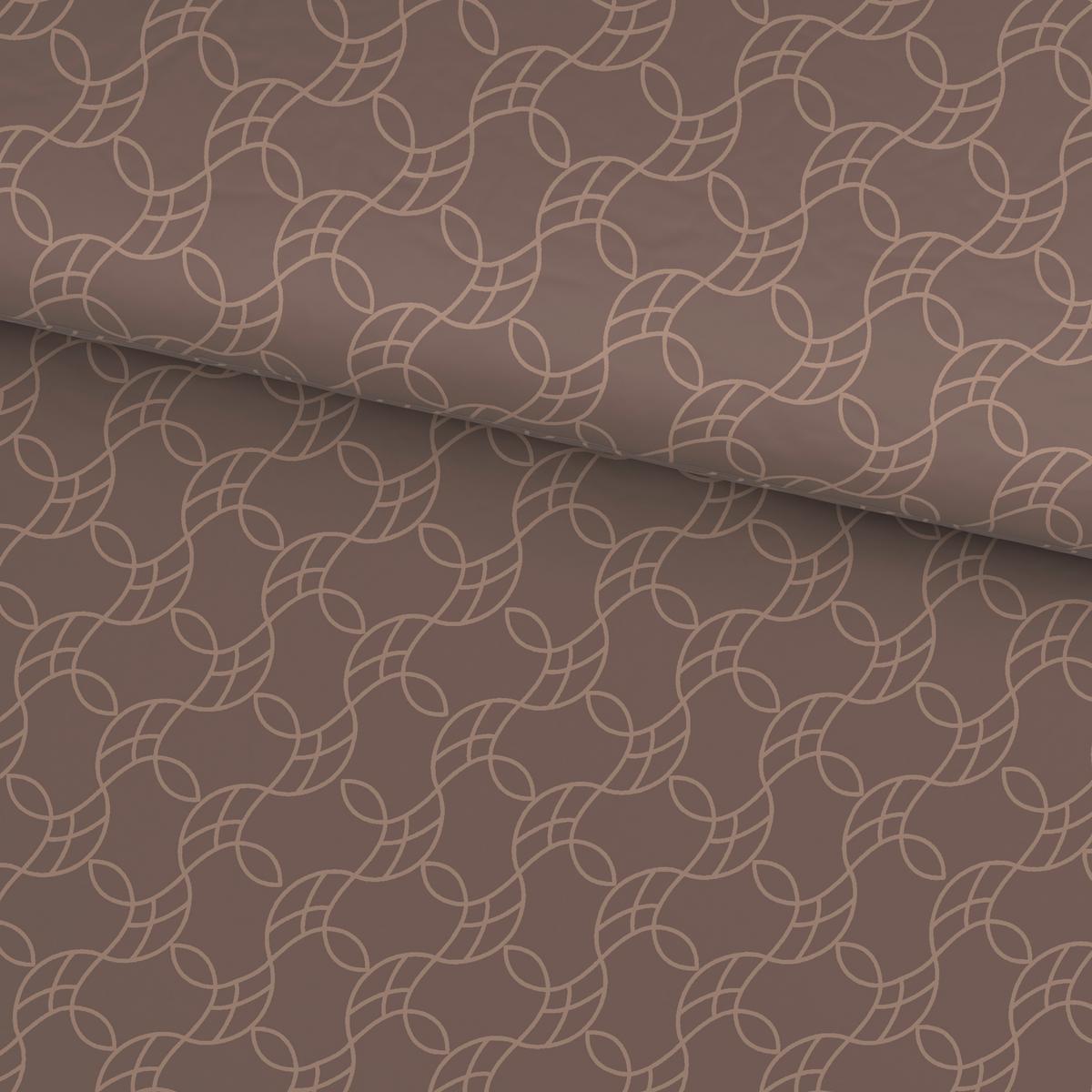 Bettwäsche Arc Petrol ca. 135x200cm - Taupe, ROMANTIK / LANDHAUS, Textil (135/200cm) - Mömax
