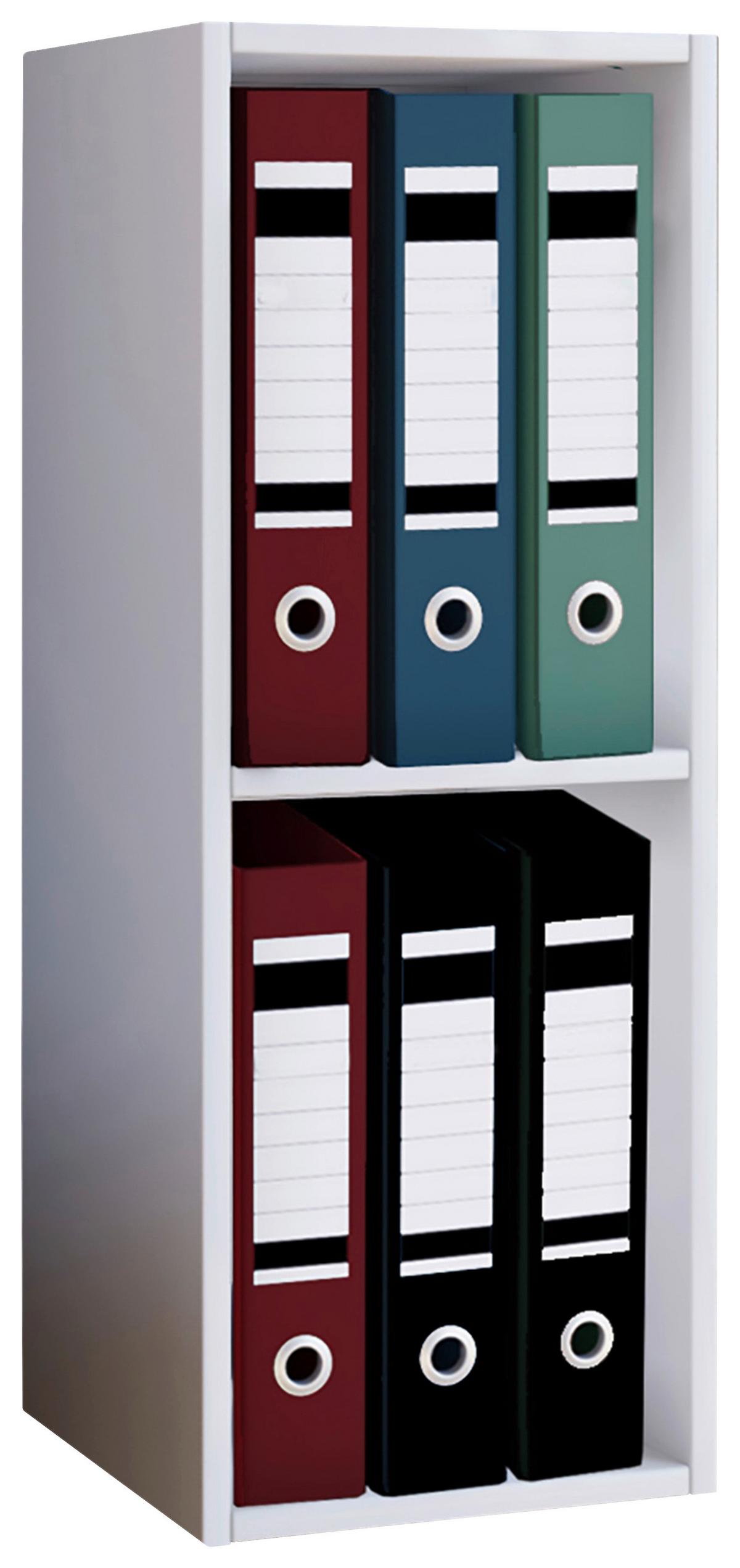 Etajeră Pentru Documente Offas 2-Fach - alb, Design, material pe bază de lemn (34/72/30cm) - MID.YOU