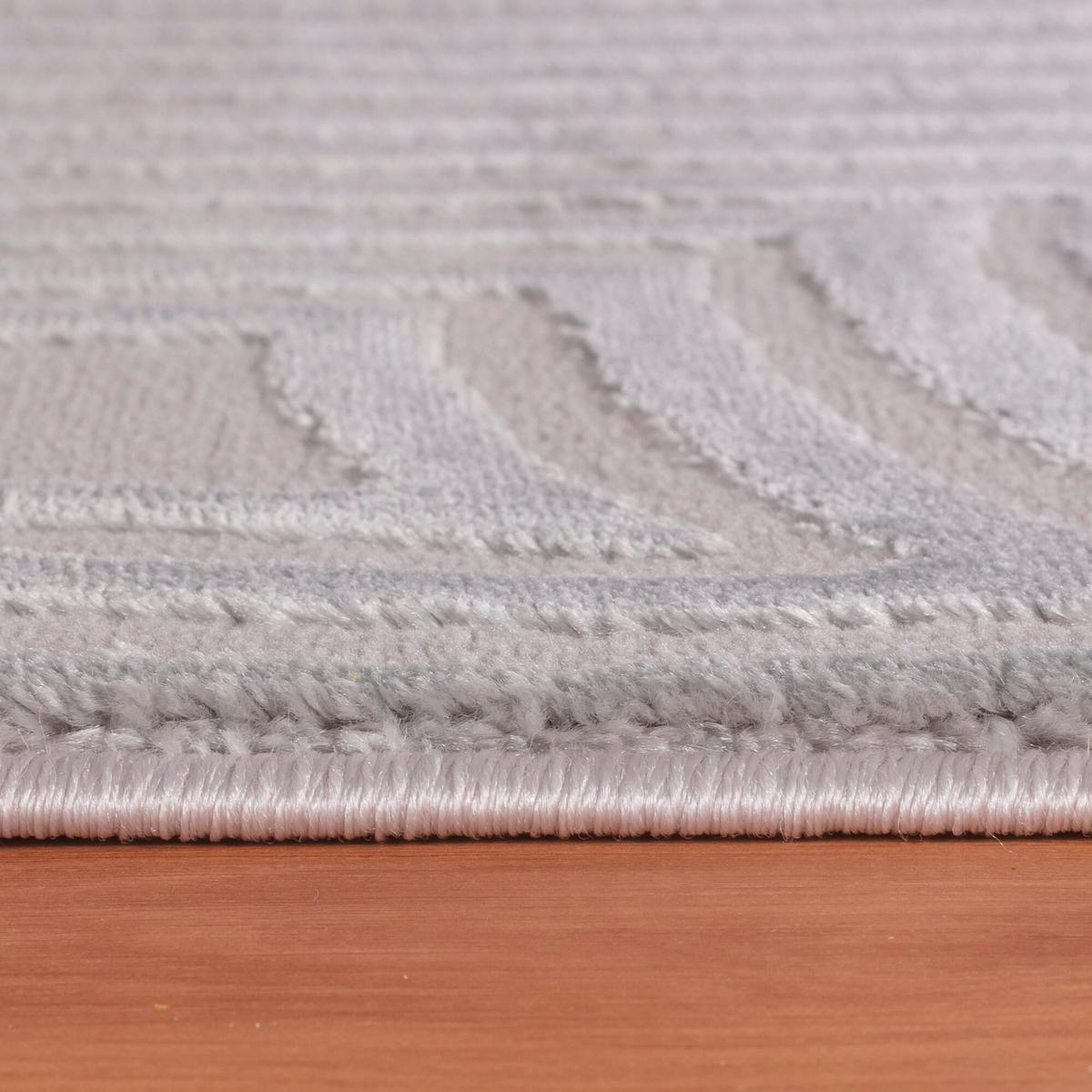 Tkana Preproga Sahara, Srebrna, 200x290cm - srebrne barve, Design, tekstil (200/290cm) - Novel