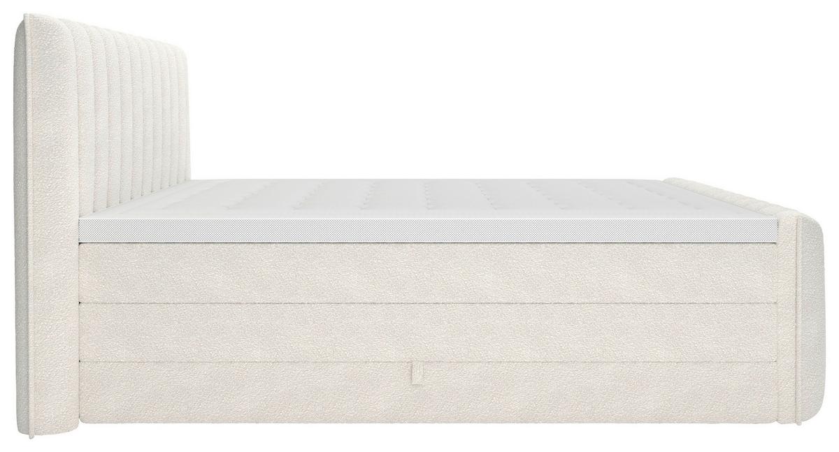 PAT BOXSPRING LINA - crem, Konventionell, plastic/lemn (200/200cm) - Premium Living