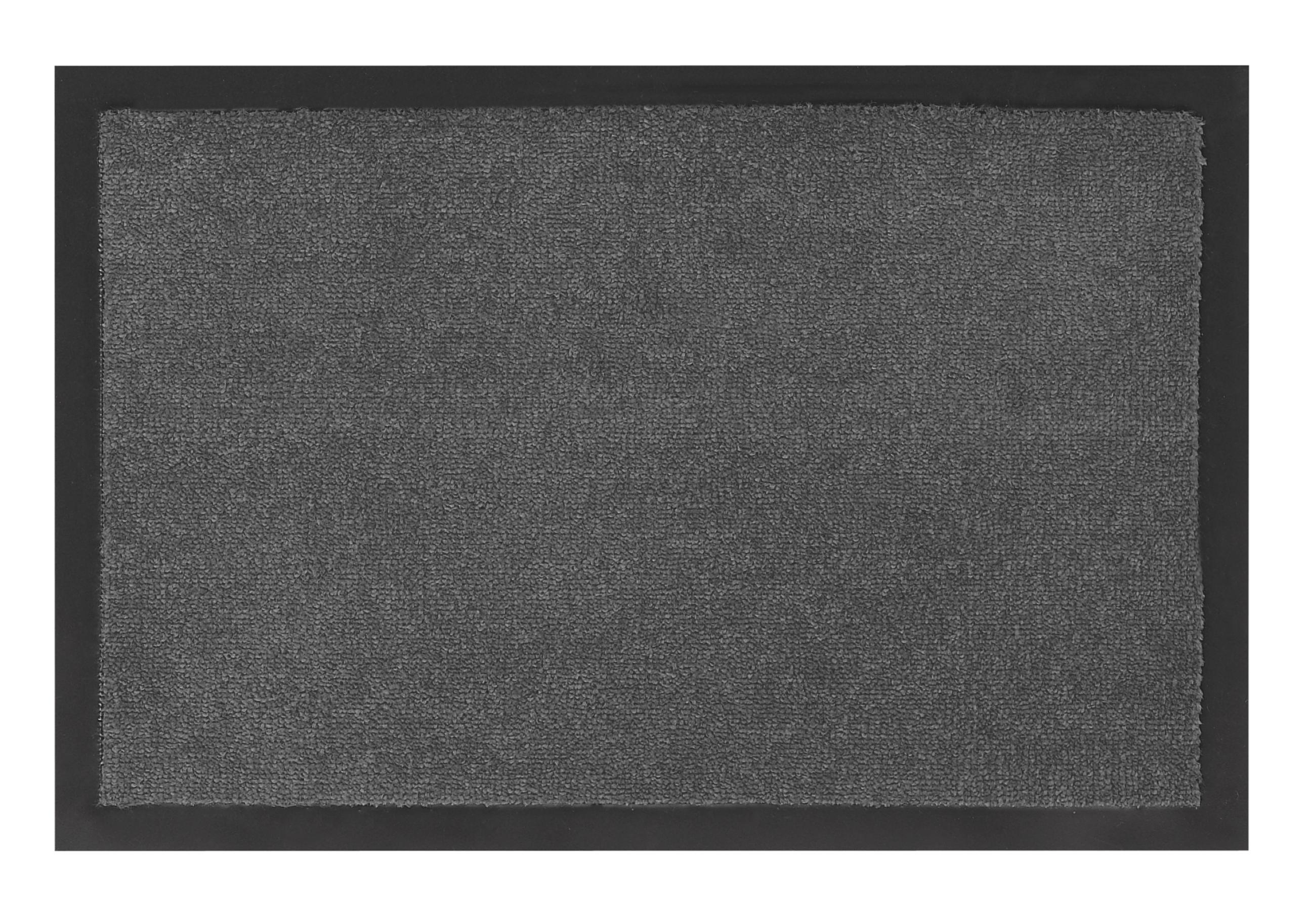 Fußmatte Eton in Grau ca. 40x60cm - Grau, LIFESTYLE, Textil (40/60cm) - Mömax modern living