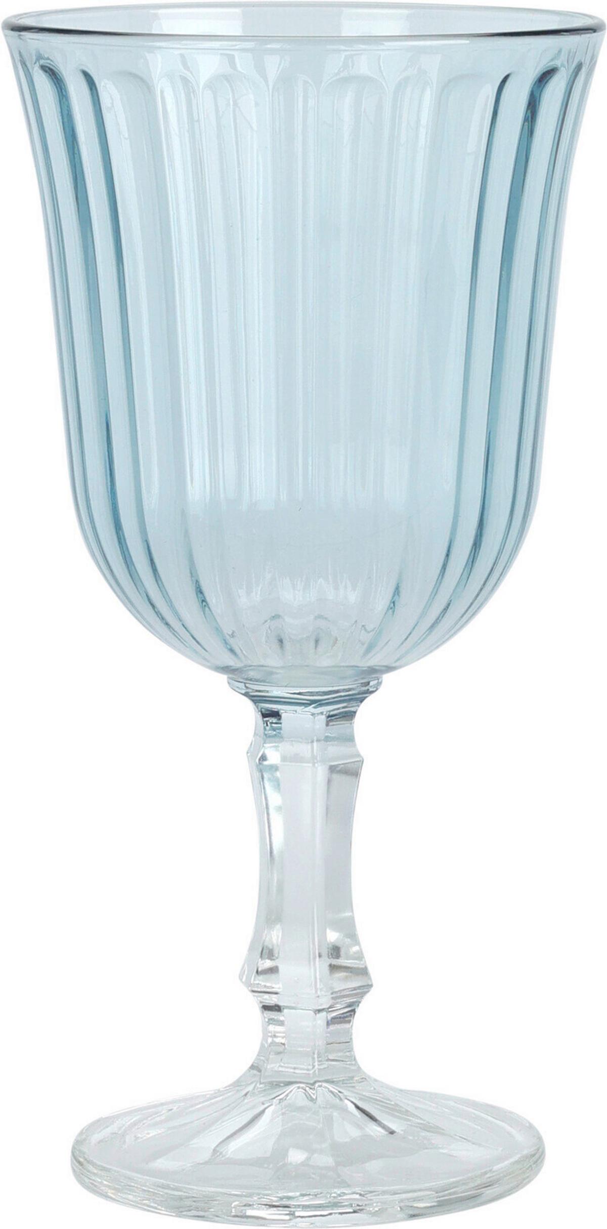 Borospohár Sea - világoskék, Trend, üveg (8/16cm)