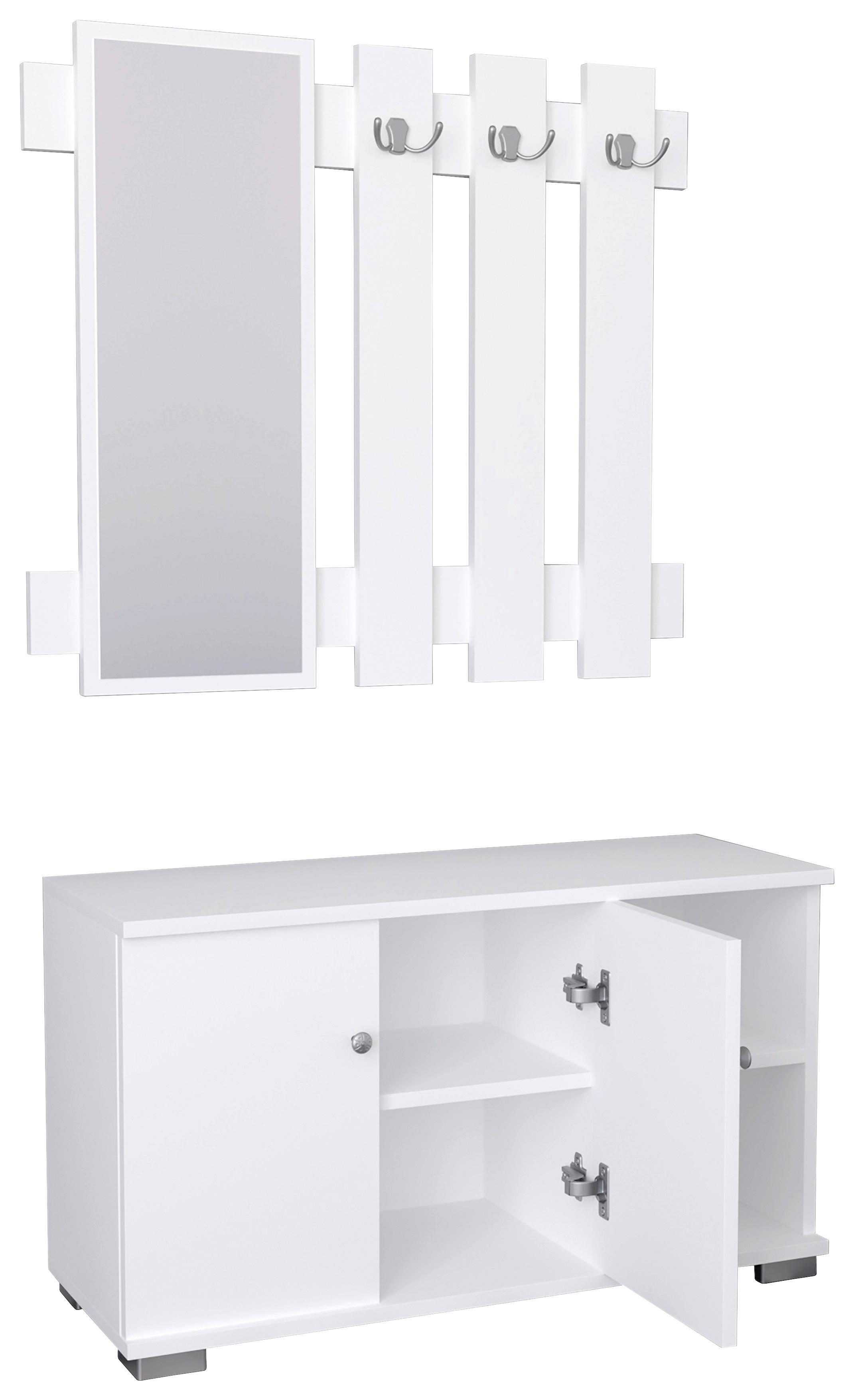 Predsoba Gados, Bela - bela, Moderno, leseni material (90/132/33cm) - MID.YOU