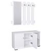 Predsoba Gados, Bela - bela, Moderno, leseni material (90/132/33cm) - MID.YOU