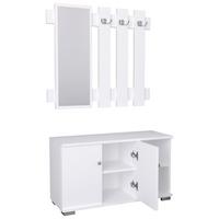 Predsoba Gados, Bela - bela, Moderno, leseni material (90/132/33cm) - MID.YOU