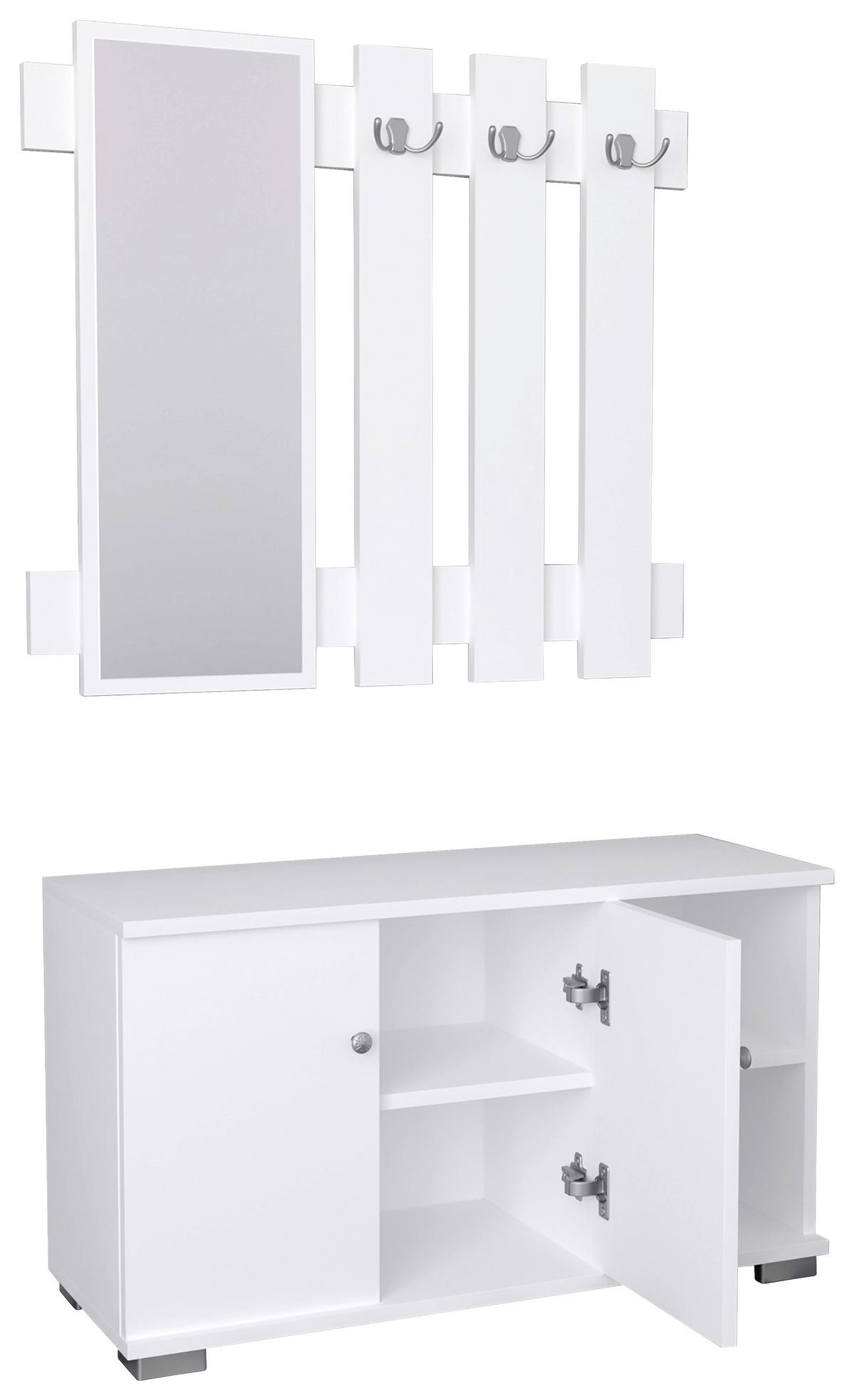 Predsoba Gados, Bela - bela, Moderno, leseni material (90/132/33cm) - MID.YOU