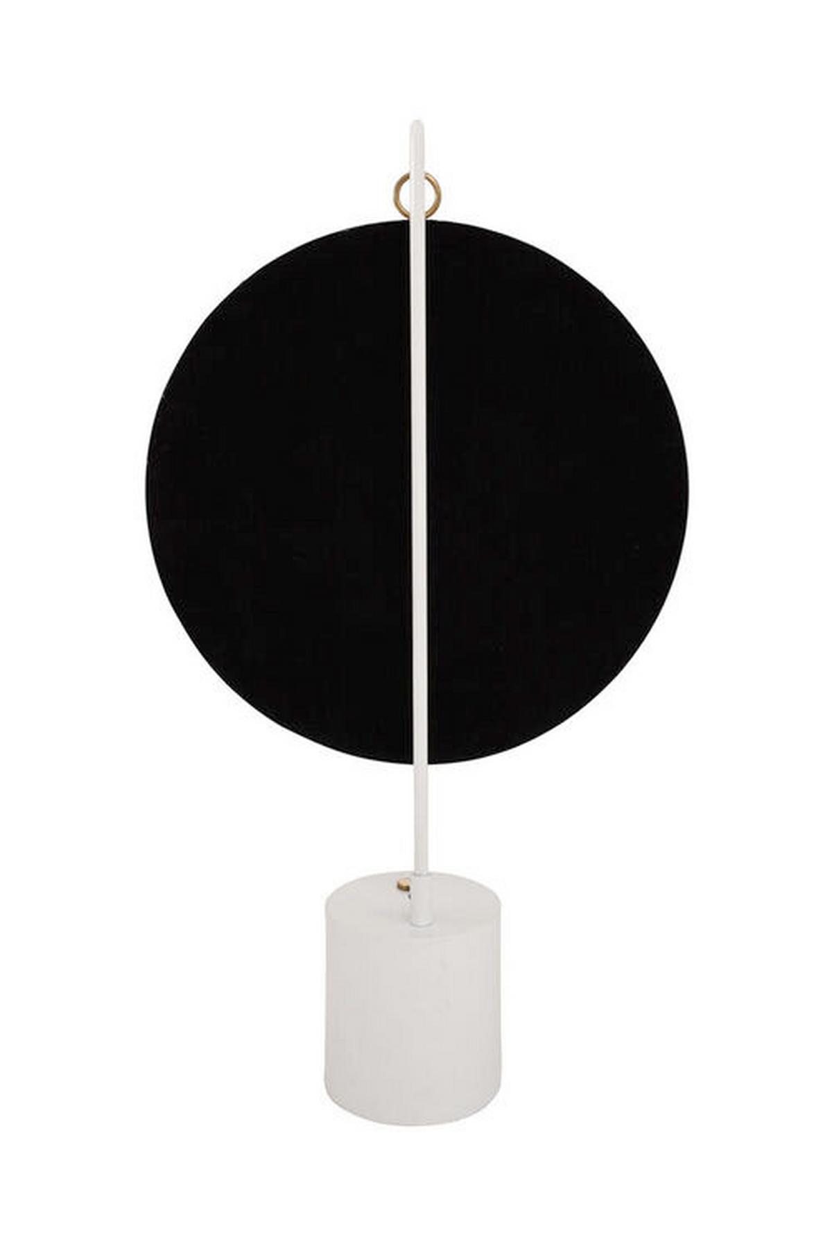 SCHMINKSPIEGEL EVFKD-WHT-GLD - Weiss/Goldfarben, Lifestyle, Glas/Metall (41/75/14cm) - Kayoom