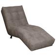 Şezlong Isabella - culoare crom/taupe, Modern, metal/textil (68/88/164cm) Şezlong Isabella - culoare crom/taupe, Modern, metal/textil (68/88/164cm)