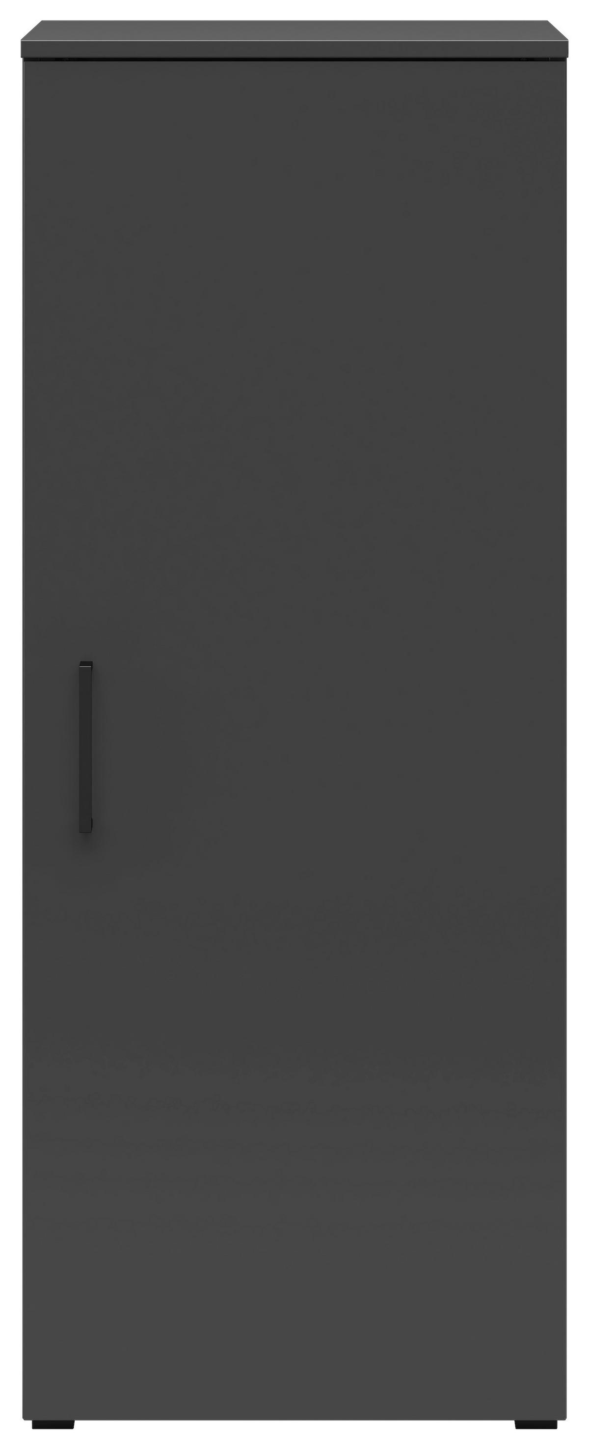 Kommode Multistauraum Graphitfarben - Anthrazit/Graphitfarben, Modern, Holzwerkstoff/Kunststoff (45/115/40cm) - Premium Living