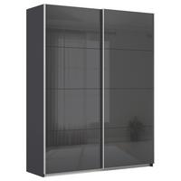 DULAP USI CULISANTE FELDKIRCH - antracit/antracit lucios intens, Modern, sticlă/material pe bază de lemn (181/229/62cm)