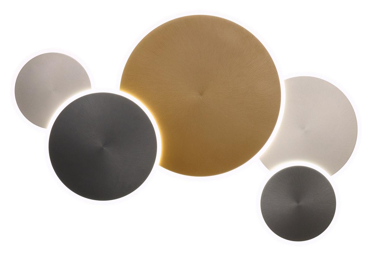 LAMPA SUFITOWA LED 8008-70 Q-PIATO - Design, metal (85/50,5/6,5cm) - Paul Neuhaus