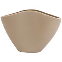 Vase Cashmere Taupe - Taupe, Keramik (32,5/22/16cm) - Premium Living