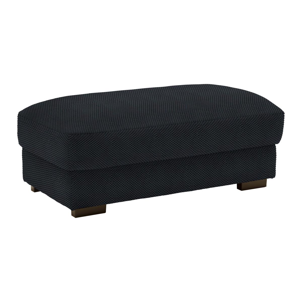 Hocker Pedro Schwarz - Schwarz, MODERN, Textil (60/46/110cm) - Mömax
