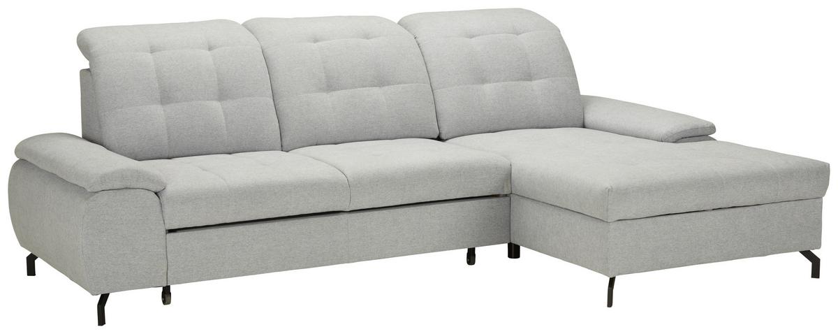 Sarokkanapé Como Mini - szürke, Modern (263/106/167cm) - Mömax