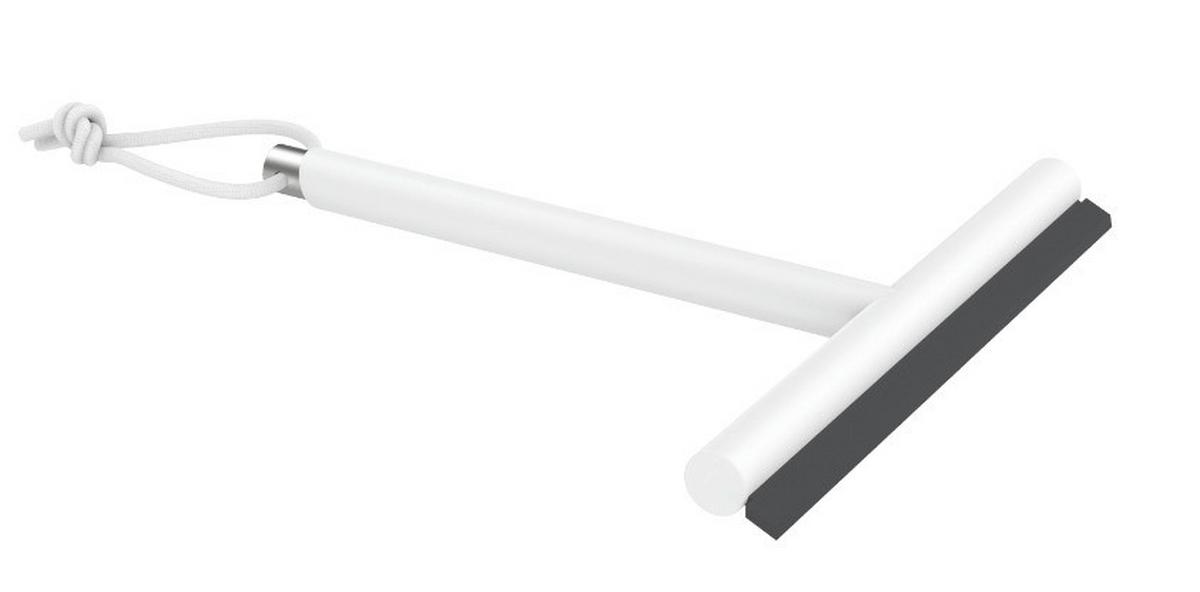 Racletă pentru duș CHRIS - alb, Modern, plastic (20/20,6/2,1cm) - Mömax