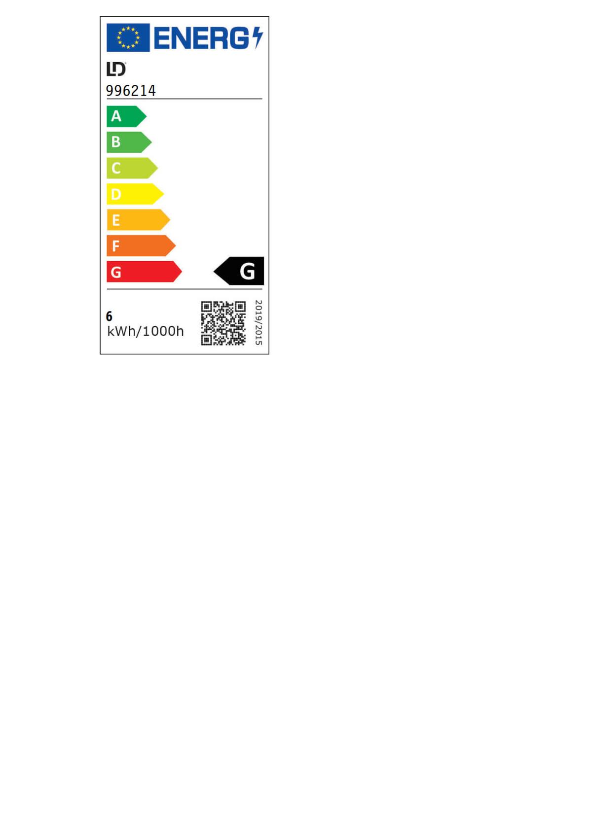 LED-Leuchtmittel DIY max. 6 Watt - Bernsteinfarben, MODERN, Glas/Metall (7,5/7,5/24,5cm)