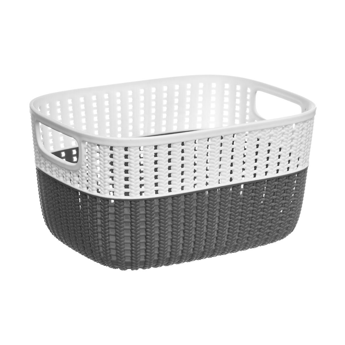Coș de rufe tip lighean Two-tone Basket - Basics (28,8/15/21,2cm)