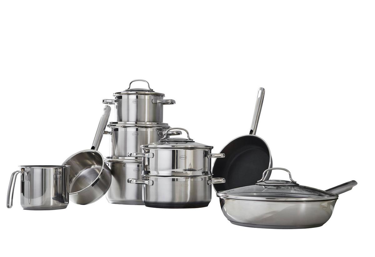 ZESTAW GARNKÓW 13120 RÖSLE - kolor stalowy, Design, metal/szkło - Rösle