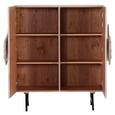Kommode aus Eiche - Schwarz/Weiß, LIFESTYLE, Holz/Metall (100/117/51cm) - Premium Living Kommode aus Eiche - Schwarz/Weiß, LIFESTYLE, Holz/Metall (100/117/51cm) - Premium Living