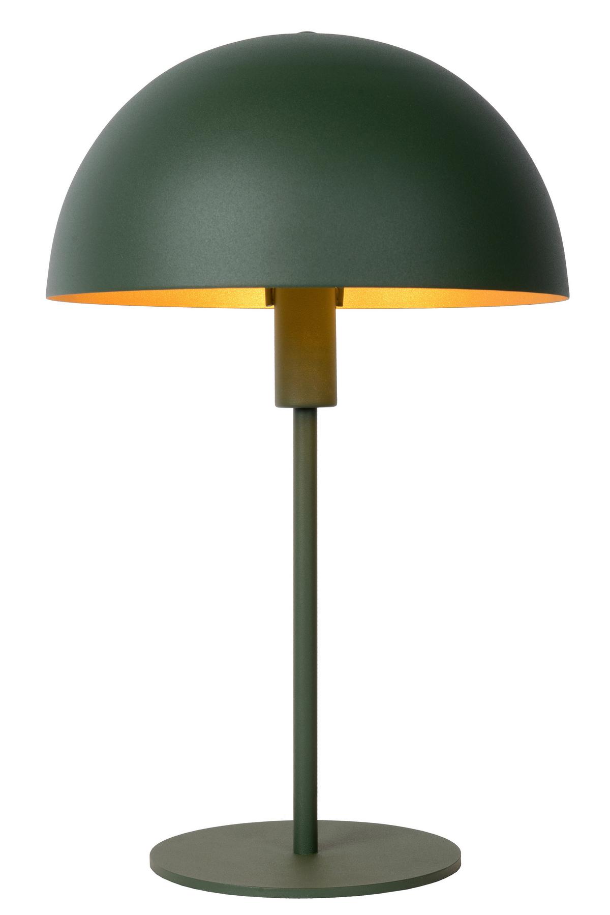 LAMPA STOŁOWA 45596/01/33 SIEMON - zielony/kolor mosiężny, Design, metal (25/40cm) - Lucide