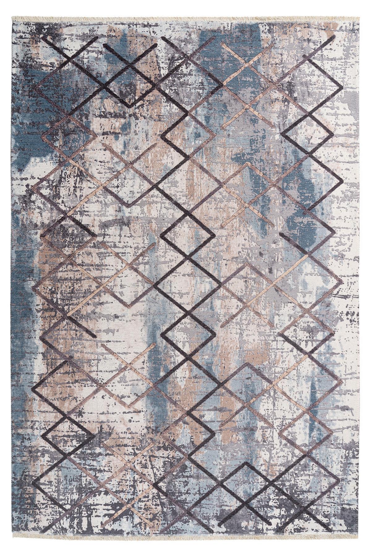 Flachwebeteppich My Valencia Multicolor ca. 200x290cm - Multicolor, Design, Textil (200/290cm) - Obsession