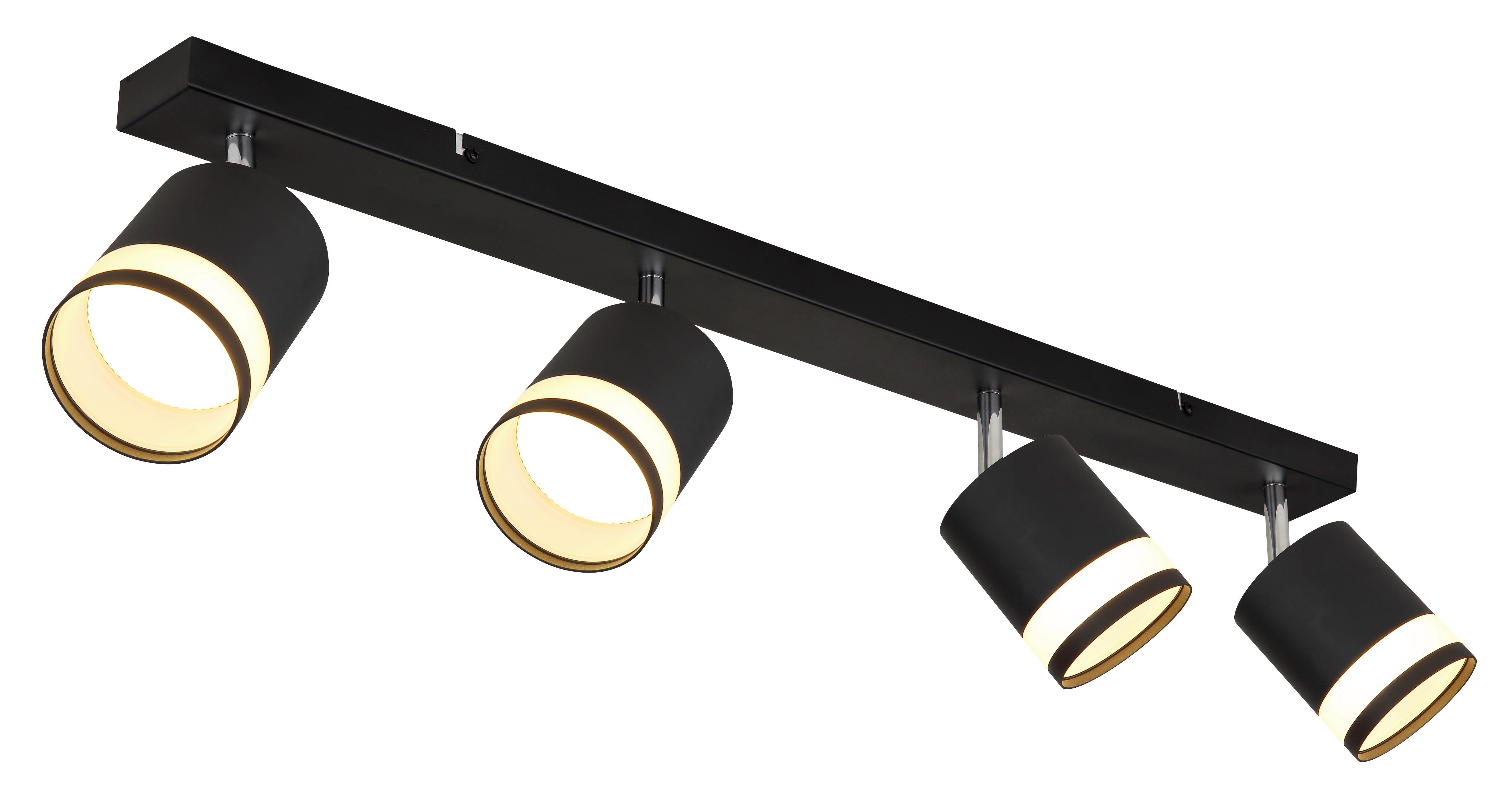 Reflektor Lucero - bijela/crna, Design, metal/plastika (80/8,2/18,5cm) - Globo