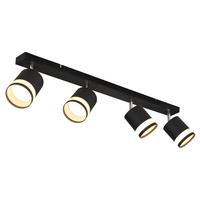 Reflektor Lucero - bijela/crna, Design, metal/plastika (80/8,2/18,5cm) - Globo