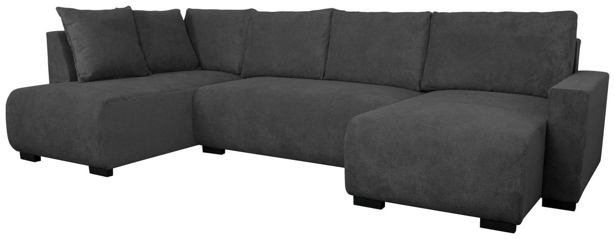 Canapea modulara VERONICE - albastru/antracit, Trend, textil (171/313/141cm) - Modern Living