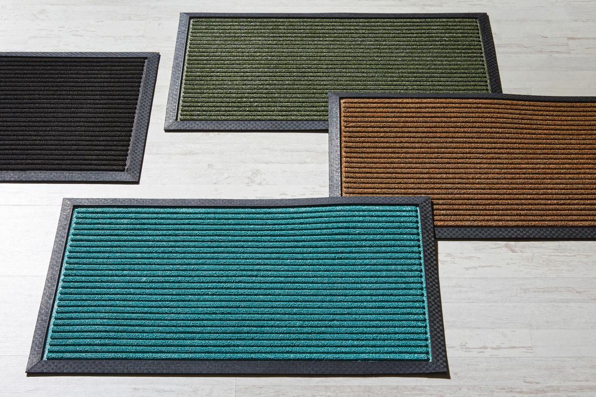 Fussmatte Ingo 2 in diversen Farben - Schwarz/Braun, Modern, Kunststoff (40/60cm) - Mömax