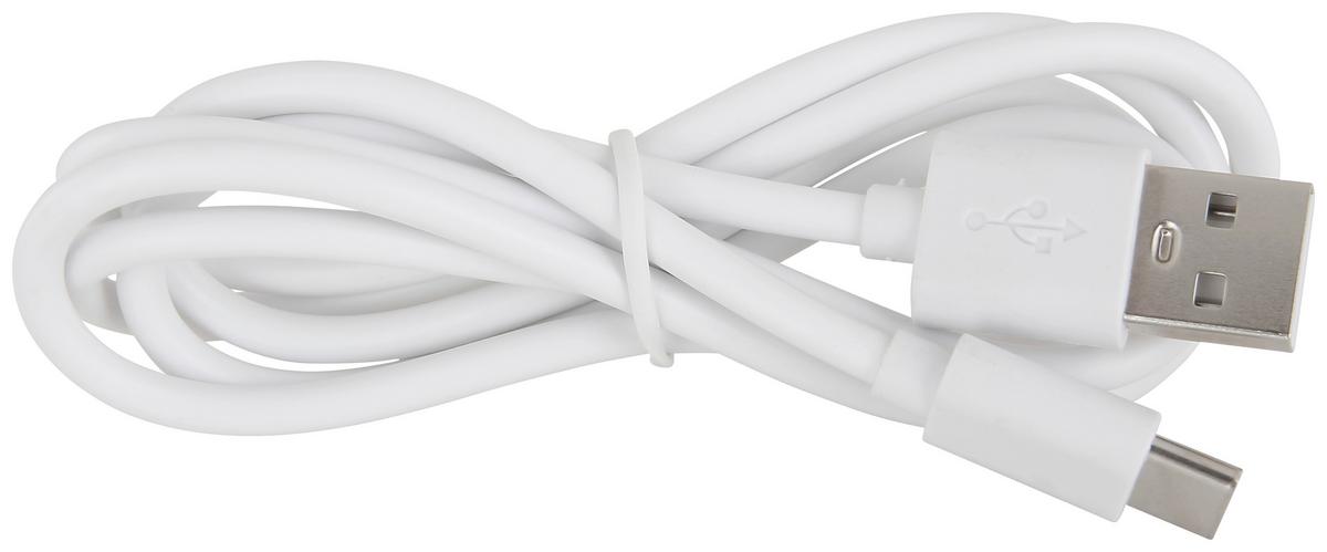 Led Svjetiljka Stolna Lopa - boje nikla/opalna, Moderno, metal/plastika (12/21cm) - Mömax