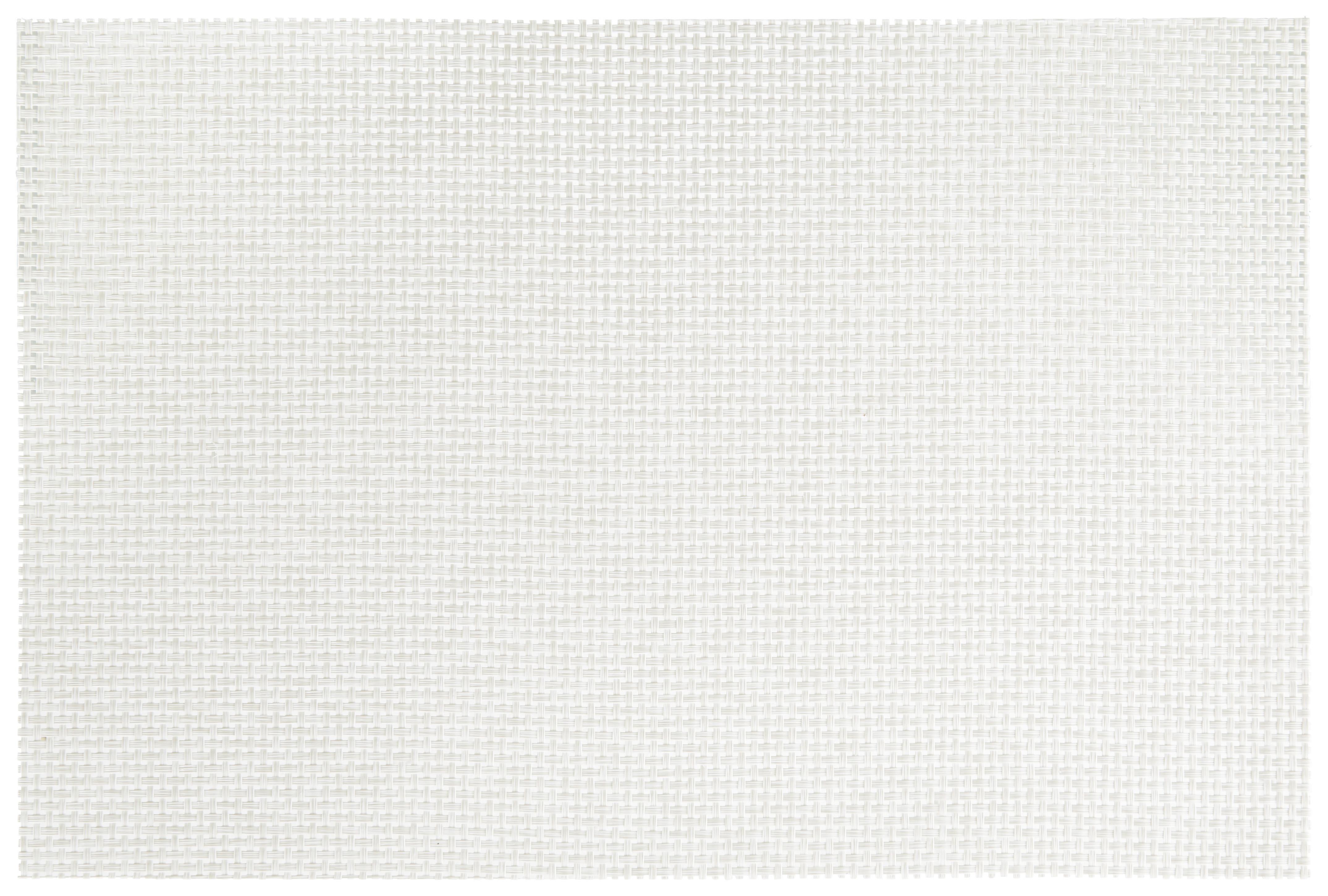 Tischset Stefan in Weiß - Weiß, Kunststoff (45/30cm) - Modern Living