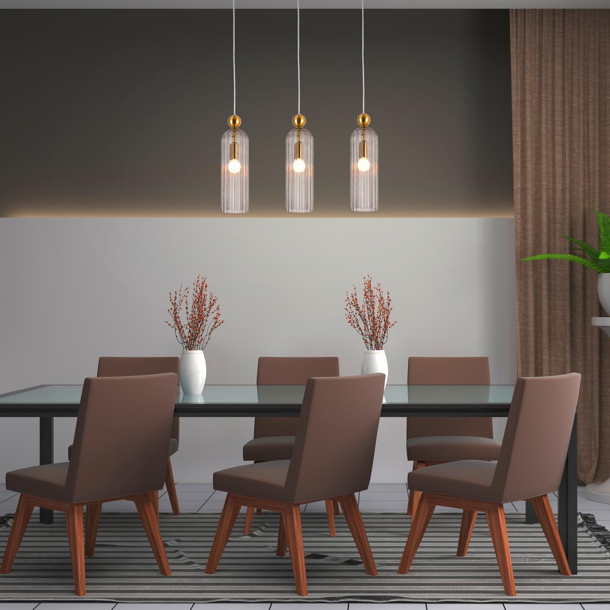 Hängeleuchte Lp-9339/3l_piega 3 - Grau, Basics, Glas (55/3/150cm)