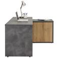 Eckschreibtisch in Anthrazit/Eichefarben - Eichefarben/Anthrazit, LIFESTYLE, Holzwerkstoff (140/74/120cm) - Premium Living Eckschreibtisch in Anthrazit/Eichefarben - Eichefarben/Anthrazit, LIFESTYLE, Holzwerkstoff (140/74/120cm) - Premium Living