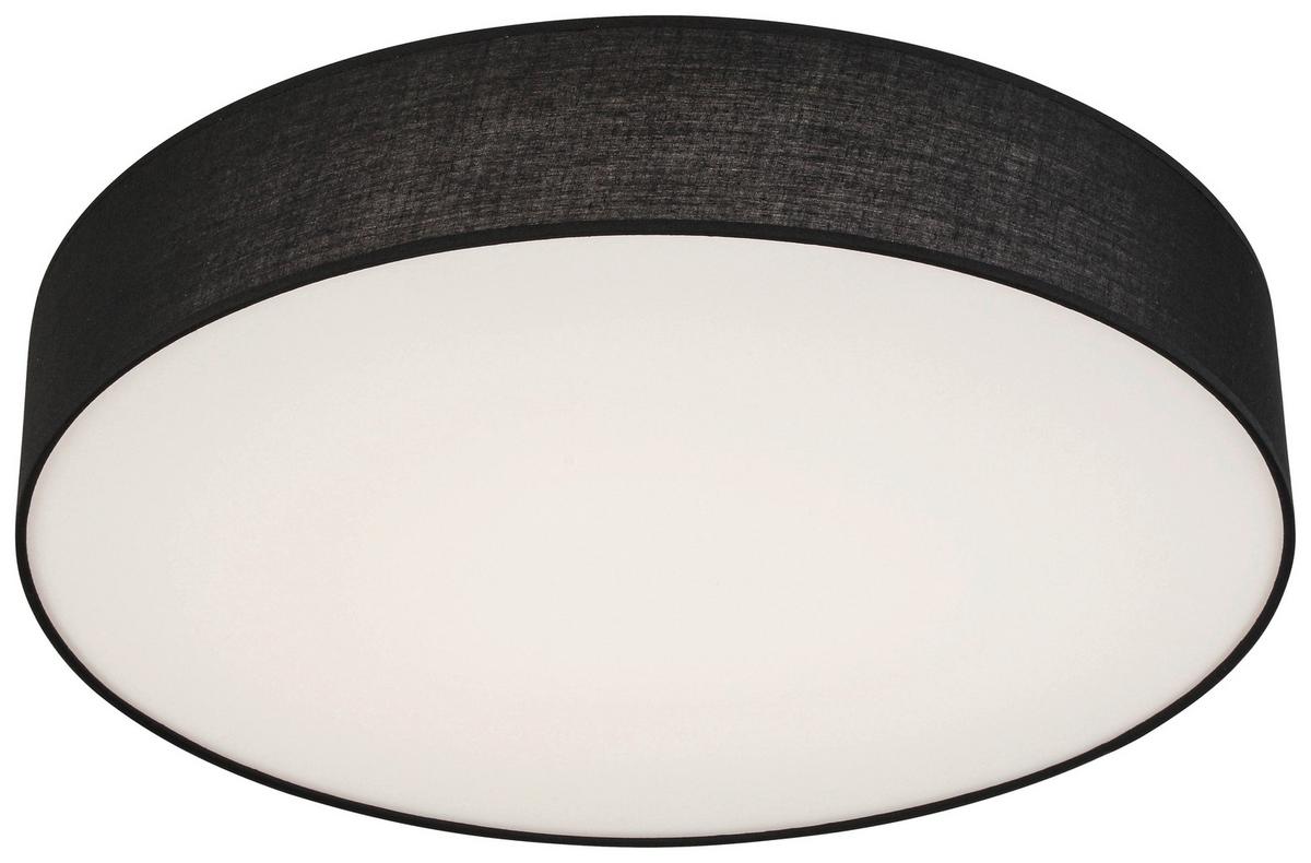 LAMPA SUFITOWA LED CHRISTINA - czarny/biały, Trend, tworzywo sztuczne/metal (60/11cm) - Novel