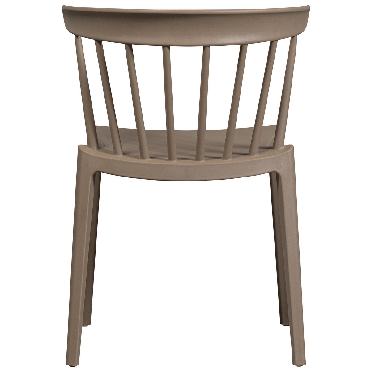 Gartenstuhl-Set Bliss Braun - Braun, MODERN, Naturmaterialien/Kunststoff (52/75/53cm) - Gardenson