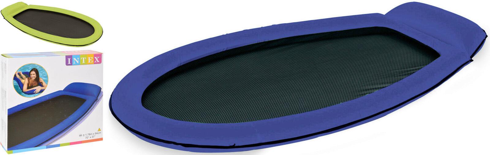Gumimatrac Intex - kék/zöld, Basics, műanyag (94/179cm) - Intex
