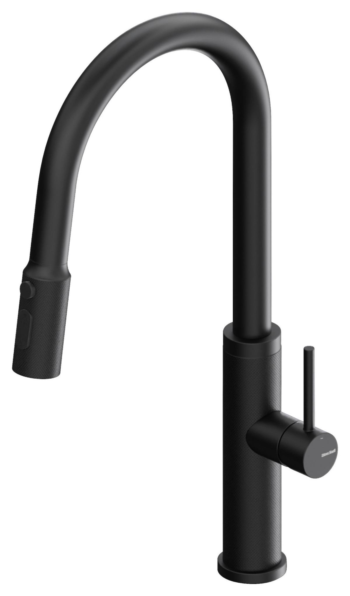 Küchenarmatur 100 1495 S Schwarz - Schwarz, Design, Metall (4,3/45,4/23cm) - Dieter Knoll