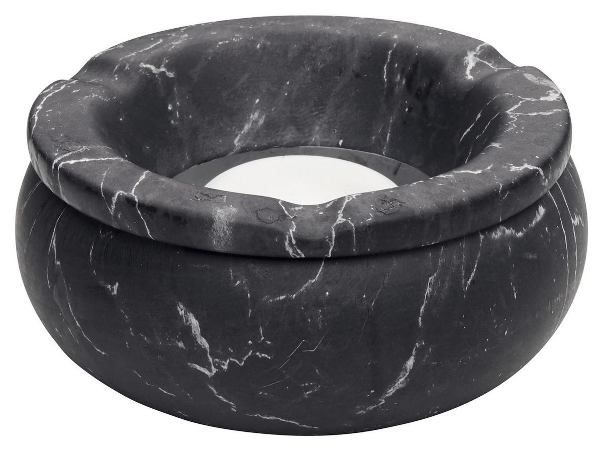 Hamutartó Marble - fekete, kerámia (15/5,7cm) - Modern Living