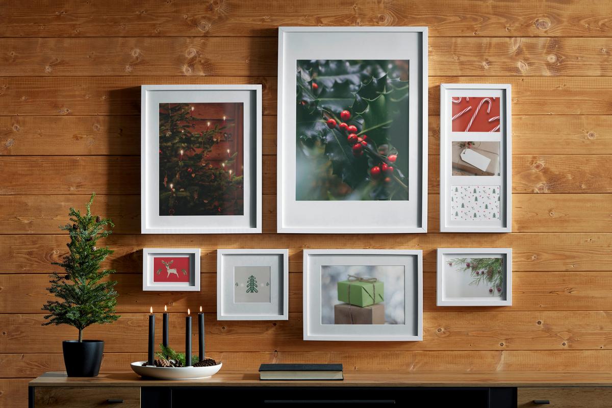 Képkeret Kb. 60x80cm Gitta - fehér, Modern, műanyag/faalapú anyag (60/80cm) - Modern Living