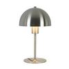 Tischleuchte Musch Nickelfarben max. 25 Watt - Schwarz/Nickelfarben, MODERN, Kunststoff/Metall (18/30cm) - Mömax